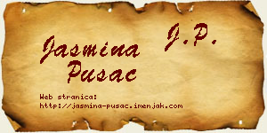 Jasmina Pušac vizit kartica